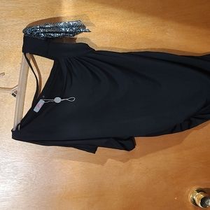 Black sexy cocktail dress